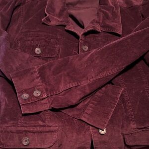 St. John's Bay Burgundy Corduroy Jacket
